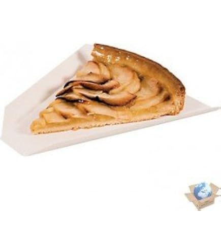 250 Carrés En Carton Rainé Blanc 15cm | Pour Pâtisserie, Pizza, Quiche | Recyclable Alimentaire