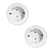 Produktbild BACKWORLD WLAN Smart Steckdose, Intelligente Plug WiFi fernbedienbar Kompatibel,mit Alexa und Google Home Kein Hub erforderlich mit App Steuerung überall und zu jeder Zeit,2pack