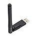 Produktbild Dandeliondeme Tragbarer 600 Mbps Dualband Wireless USB Adapter Netzwerk WiFi Receiver WiFi Adapter Dongle für Desktop WLAN Stick IEEE 802.11b/g 150 MB USB 2.0