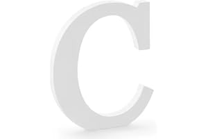 FIND IT, FIND THE BEST PRODUCTS FIND IT Letras de Madera mayúscula Decorativa 20cm (C)