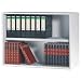 Produktbild Kerkmann Aufsatzschrank offen 2 OH HxBxT 74x100x42cm lichtgrau