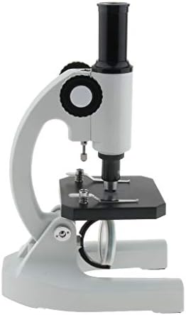 Almencla 200X Microscope Bio-microscope Biology Experiment Kit For Students Teaching, can prevent the objective lens from hitting the sample