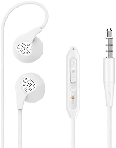 NoveltyThunder® - Pod Design Earphones Headphones Loud With Microphone Bass Earbuds 3.5mm Jack Sports Gym MP4 HTC 10, Lumia 950 / 950 XL, Motorola Moto Z, OnePlus 3T, Huawei P9 / P9 Plus, LG V20, OnePlus 2 / OnePlus 3, Nintendo Switch, Samsung Galaxy A3 A5 A7 2017, LG G6, Huawei P10 / Huawei P10 Plus,Sony Xperia XA1, Samsung Galaxy S4 S5 S6 S7 S8, Sony Xperia XZ, Samsung Galaxy J3 Emerge, Samsung Galaxy s6 S7 &amp; s6 S7 Edge, Huawei P10 Lite, iPhone 5 5C 5S, iPhone SE, iPhone 6 6S (White)
