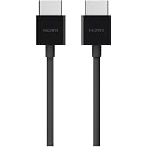 Belkin AV10168bt2M-BLK HDMI Kablosu, Belkin Amazon fire-TV ve diğer HDMI &ouml;zellikli cihazlar i&ccedil;in (4 K uyumlu), 2,4 m &ndash; siyah 