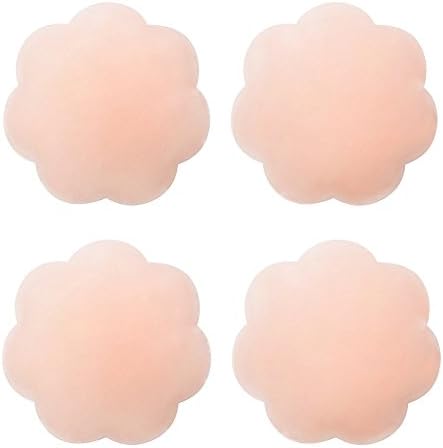 Woboren Self Adhesive Stickers Breast Nipplecover Reusable Adhesive Silicone Pasties And Disposable Invisible Tape