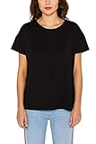esprit t shirt herren slim fit Lässiges, unifarbenes T-Shirt mit überschnittenen Ärmeln