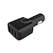 Price comparison product image Myfei 3 USB Car Charger, 2 Port/4.8A + 1 Port Quick Charge QC 3.0 Car-Charger Mobile Phone Car USB Charger Fast Charging Adapter for Apple and Android Devices