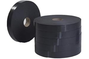 NORJEWS Baupark24-6 x Nageldichtband 50mm x 20m zum Abdichten - dickes Trennwandband für Unterspannbahnen - Entkopplungsband zum Feuchteschutz auf Dächern - Dichtungsband für Metallprofile im Innenausbau