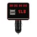 Produktbild Zariavo LCD Auto MP3 MP4 Player Wireless FM Transmitter SD/MMC Karte mit Fernbedienung (Rot)