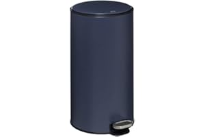 UNIVERSDECOR Poubelle métal Delta 30 litres Atmosphéra (Bleu canard)
