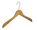 Produktbild 10 x pieperconcept Kleiderbügel Golf, natur/gedämpft, Klassiker, Klassischer Kleiderbügel, Holz