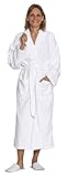 PFLEGE: Der Morgenmantel ist extra pflegeleicht und eignet sich daher auch perfekt für Allergiker. Für höchstmögliche Reinheit lässt sich der Spa-Mantel bis zu 95°C waschen, ist kochfest und zudem trocknergeeignet.