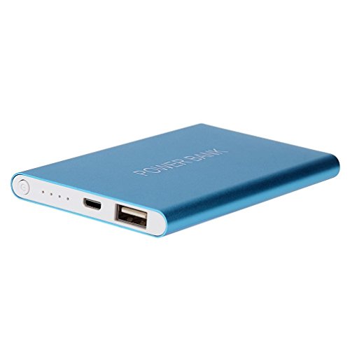 Culater® Ultrathin 12000mAh Portable USB Chargeur de Batterie Externe Banque de Puissance pour Téléphone Portable (Bleu)