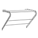 Produktbild Zeller 18713 Wandhandtuchhalter, Metall, weiß, ca. 45 x 27,5 x 32 cm
