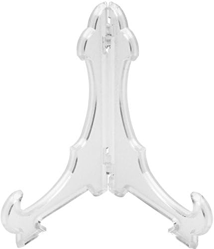 Good Quality 5" Clear Plastic Plate Display Stand