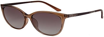 DUBI 2018 new lady butterfly shaped retro sunglasses (brown, brown)