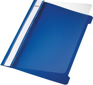 Preisvergleich Produktbild Leitz Plastik-Schnellhefter DIN A5, blau 4197-35