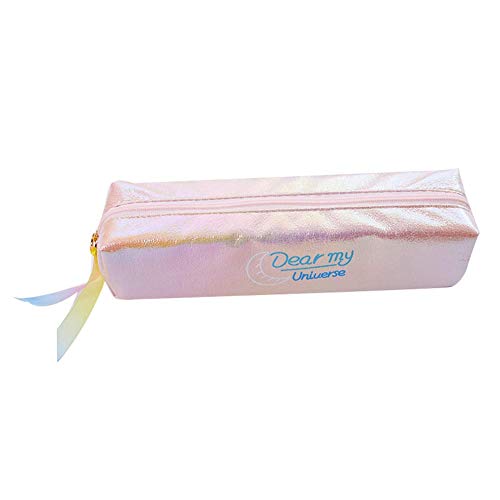 Preisvergleich Produktbild Aufbewahrungstasche für Make-up, Stifte, multifunktionale Stifteetui, Farblaser-Federmäppchen, durchsichtige Federmäppchen, langlebige Stiftaufbewahrung, Kosmetiktasche L