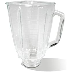 Oster - 004954-011090-I - Récipient en Verre avec Couvercle pour Mixeur Plongeant  - Noir 1.25 L (5 tasses)