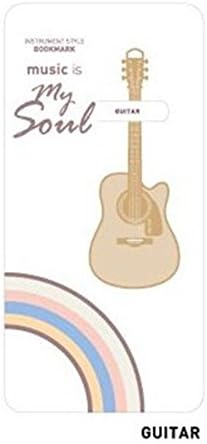 Rethinkso Thin Metal Bookmark golden bookmark size s (guitar)