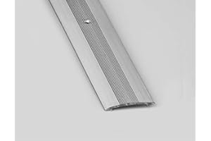 SUNDEER Carpet/Flooring Door Strip (Single, Silver)