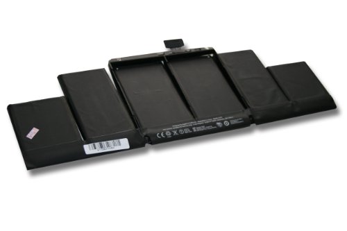vhbw Li-Polymer Akku 8600mAh (10.95V) für Notebook Laptop Apple MacBook Pro Core i7 2.7GHz 15 inch Retina Early 2013 wie A1398, A1417.