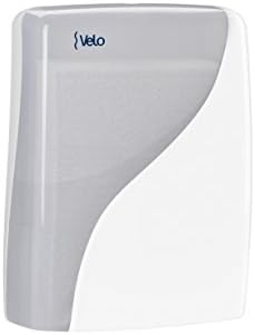 Dispenser for Hand Towels Folded A C V and Z. Up To 3.5 Packs Lucart Veil Identity 388 x 305 x 133 White Professional
