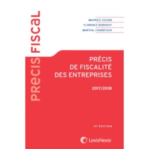 Précis de fiscalité des entreprises 2017 - 2018