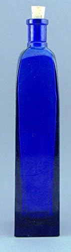 Selbstabfüllen en cobalt pour en verre avec bouchon en liège