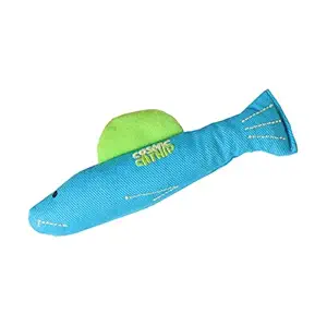 100-Percent Catnip Filled Fish Cat Toy, Annette