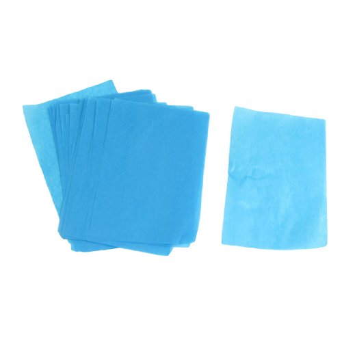 Lady Cosmetic Facial Oil Blotting Paper Sheets 100 Pcs Rosebrown Blue
