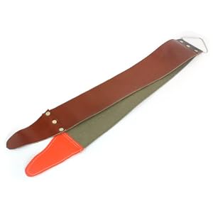 Pro Canvas Barber Leather Strop Straight Razor Sharpening Shave Shaving Strap - Image 2