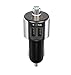 Produktbild Cocoda Bluetooth FM Transmitter, Wireless In-Car MP3 Player Radio Adapter KFZ Freisprecheinrichtung mit Dual USB Ladegerät 5V/2.4A & 1A, Bluetooth Receiver für Smartphone