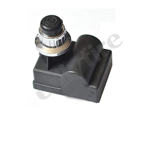 onlyfire 14461 BBQ Seis puertos batería eléctrica Impresión botón encendido piezoeléctrico, Repuesto para barbacoa parrilla de gas Cigarrillos 6 Grabadora,Plata