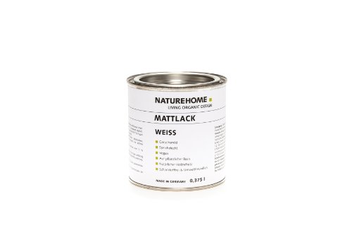 Preisvergleich Produktbild NATUREHOME Mattlack weiß 375 ml