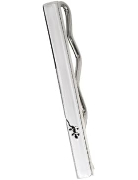 Herren Edelstahl 316L Krawattennadel / Krawattenklammer / Tie Clip motiv Gecko Hoch Poliert- SST002