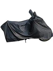 RiderShine Waterproof Bike Body Cover for Universal for Honda Activa 5G 6G,4G,125 TVS Ntorq, Honda Grazia,Yamaha Fascino,TVS Jupiter, Suzuki Access 125 Black