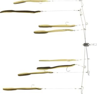 Felmlee Lures Umbrella Rig With Eels fishing-equipment