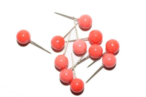 dalipo 31011 - Markiernadeln, 50 Stück, hell-rot