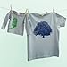 Daddy Oak Tree And Baby Acorn Coordinating Father & Son T-Shirt Set (Medium 41" & 3-6 months)