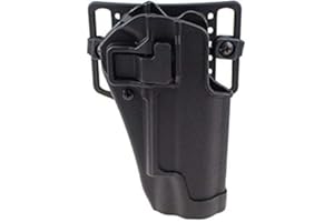 Gexgune Militaire Droit Étui Pistolet Dissimulation Tactique Ceinture Ceinture Boucle Paddle Gun Holster pour Colt 1911 (2 Couleurs en Option)