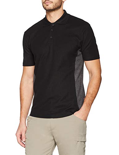 Tuff Stuff, 134/BK-S, Tuff Stuff 134 TS Manica Corta Polo, nero, 134