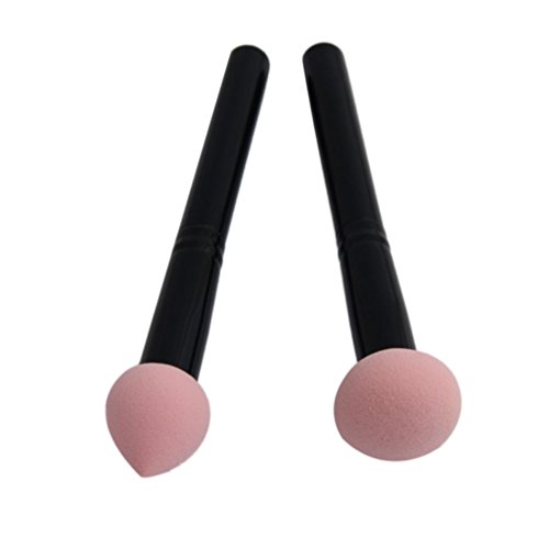 Tonsee Cosmetic Makeup Brushes Liquid Cream Foundation Sponge Brush Cosmetic Puff Pink