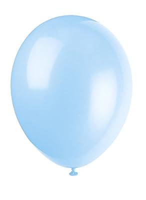Unique Party - 80018 - Paquet de 10 ballons - Latex - 30 cm - Bleu Foncé