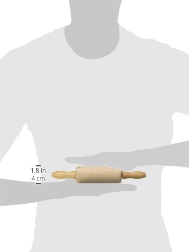 Kesper Kinder Nudelholz, Buche Holz, braun, 23,5 cm - 2