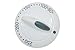 Produktbild Beko 250920019 Backofen/Herdzubehör / Knöpfe und Schalter / Kochfeld / Original-Ersatz weißes Top Backofen Thermostatknopf für Ihren Ofen / Dieser Teil / Zubehör eignet sich für verschiedene Marken