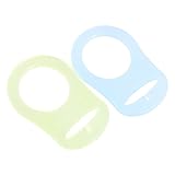 PIXNOR 10pcs weichem Silikonring Adapter für Schnullerketten (mehrfarbig) - 2