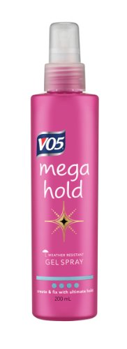 VO5 Mega Hold Hair Styling Gel Spray, 200ml