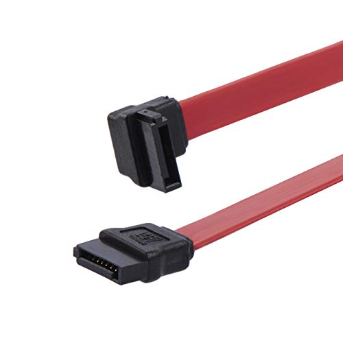 StarTech.com SATA6LA1 - Cable de datos SATA, acodado a la izquierda, 15 cm