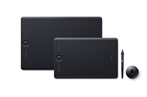 Wacom Intuos Pro – Grafiktablett (USB, Bluetooth, 8000 Level-Druck, mit Kugelschreiber, IT/FR/NL/ES-Sprachversion) Größe L, schwarz - 6